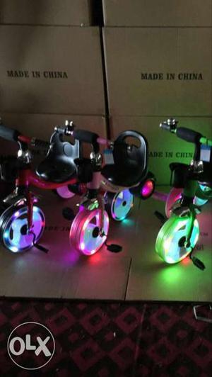 Tricycles with led lights first time in india