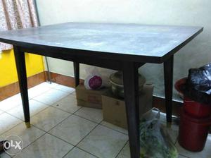 6 seater wooden dining table with ply top