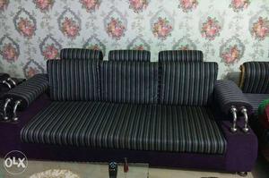 Black And Purple Couch