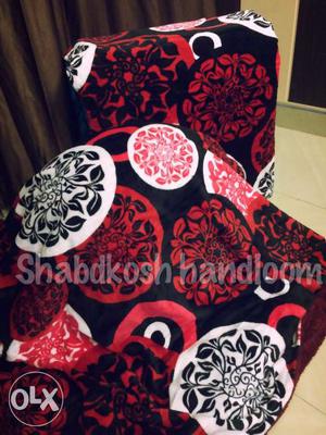 Black and red brand new set with one bedsheet and