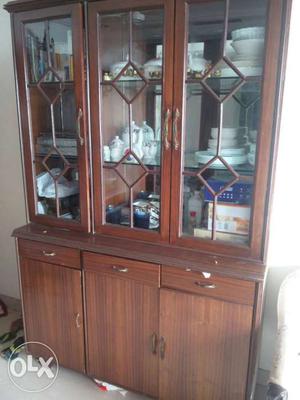 Book shelf/crockery unit multipurpose cabinet