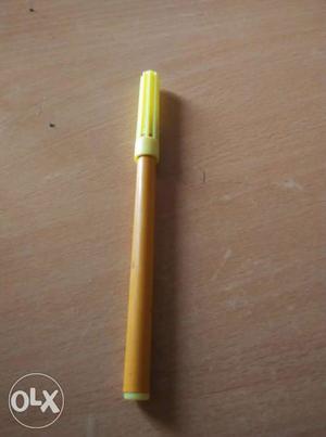 Brown And Yellow Color Pencil