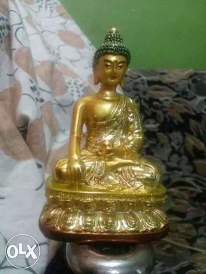 Gold Gautama Buddha Figurine