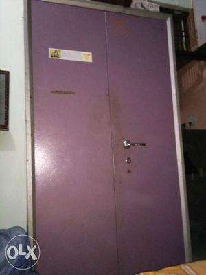 Purple Wooden Door