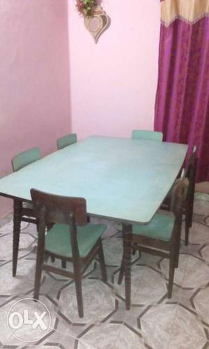 Six seat dining table in good condition please