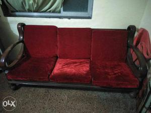 Sofa set with two chairs and high density for in