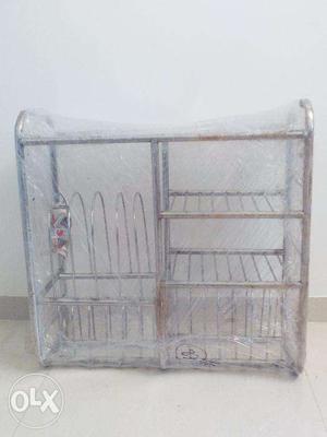 Stainless steel kitchen rack in excellent condition
