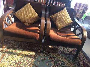 Teak wood Sofa (2 seater - 1+1) and Center Table