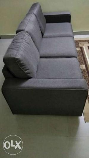 Three seater fabric couch in very good condition