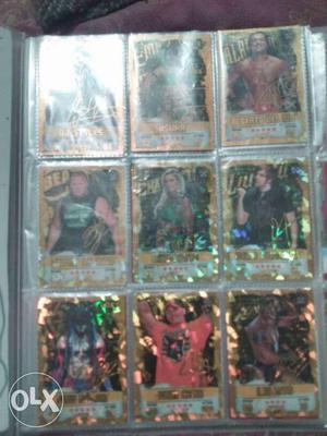 9 Wrestler Card Collection