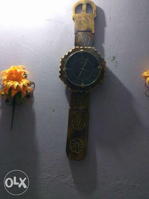 Ajanta wall wood watch 1 month old