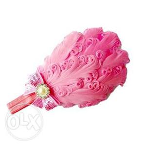 Baby Pink Feather Headband for Birthday Party