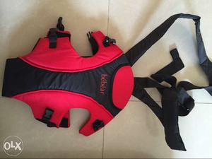 Baby's Red And Black Bebear Carrier