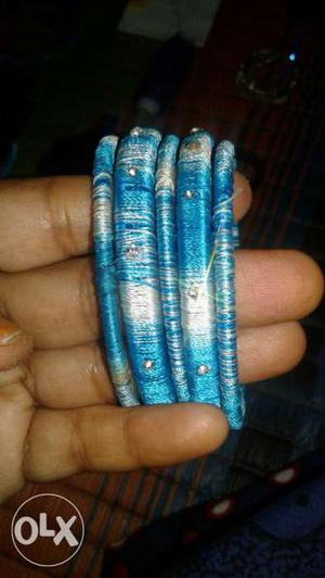 Blue Indian Traditional Bangles