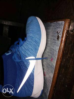 Blue Nike High Top Sneaker