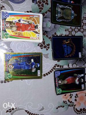 Cricket cards (with gold, silver, powerlay,