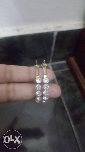 Earrings and arm chain two earrings 600rs one arm