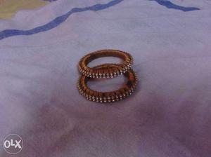 Gold Diamond Encrusted Round Band Ring