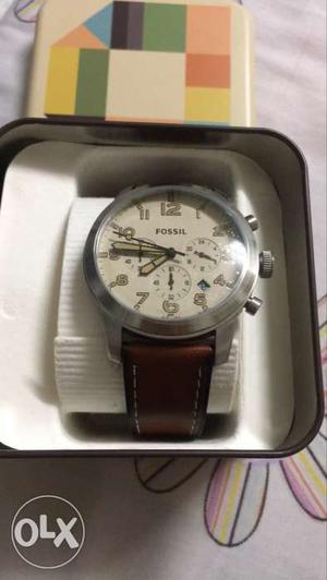 Original fossil brand watch with tag and unused watch