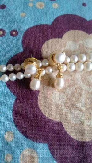 Pearl sets - necklaces with matching earrings