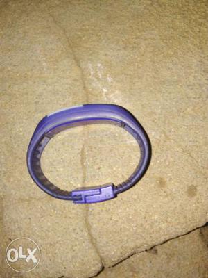 Purple Rubber Strap Watch