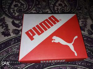 Unused pure leather Puma wallet