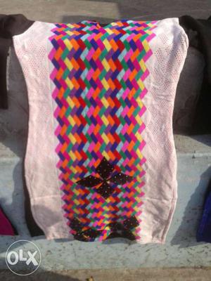 Women's Multicolored Bodycon Sleeveless Dress