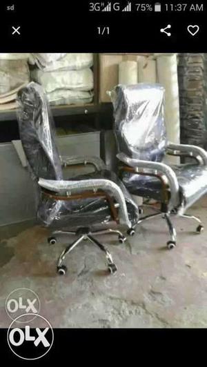 2 directors chairs or office chairs brand new packed piece