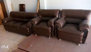 5 seater new leather sofa set