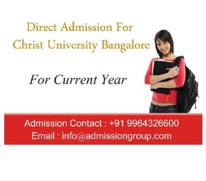 Bangalore direct admission in Christ University > 9964326600