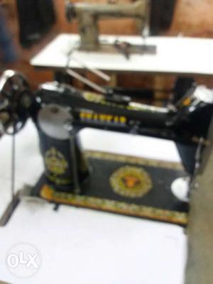 Black And Gold Sewing Machine