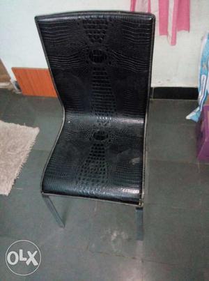 Black Armless Chair