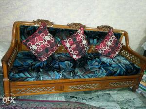 Brand new sofa set with strong wood