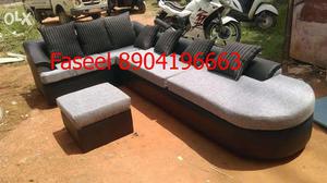 Branded new corner sofa set latest colors option with 3