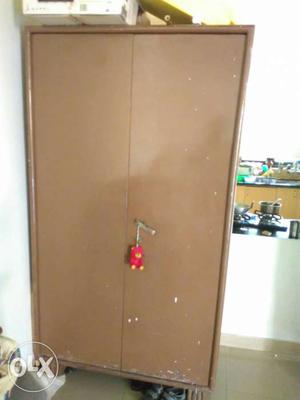 Brown 2 Door Rectangle Cabinet