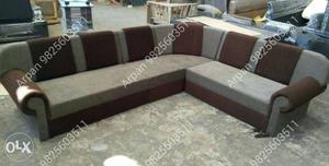Gray And Brown Sectional Couch