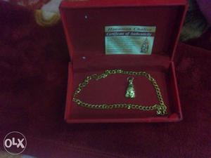 Hanuman ChalisaYantra with Gold Plated Chain i