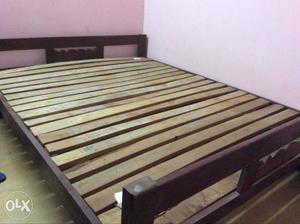 Painted wooded bed(Double)