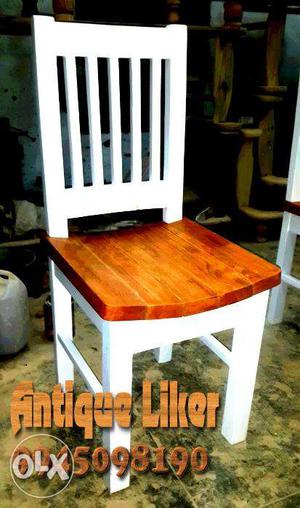 Pure Total Rubber wood 4 chair and a bench Dinning table