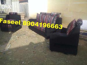Sofa set latest design branded new with 3 years warranty