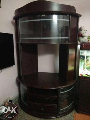 TV stand along with show case