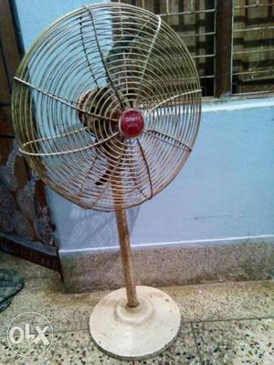 The fan is in running condition.No need to do anything.