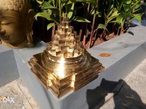 This is very beautiful bronze Sri Yantra. very