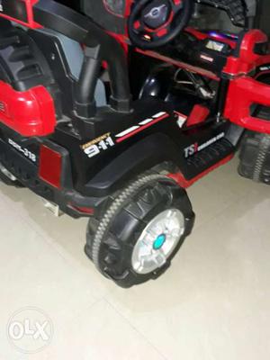 Toddler's Black And Red 911 Power Wheels