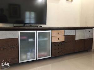 Tv cabinet with good length n nice durability