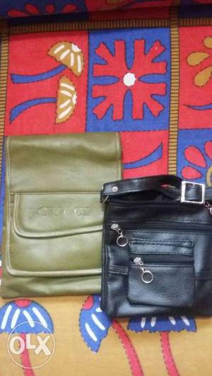 2bag totally new, leather look n stylish. contact