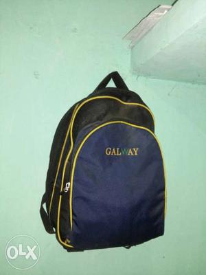 Black And Blue Galway Backpack