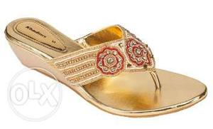 Brand New khadims designer sandals with box, 1 day old.