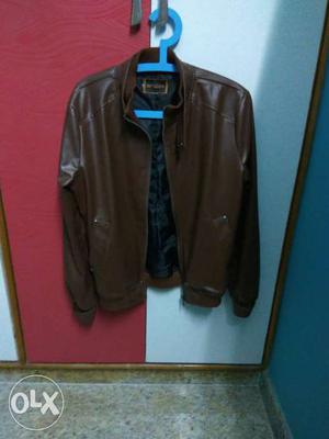 Brand new leather jacket Size- medium