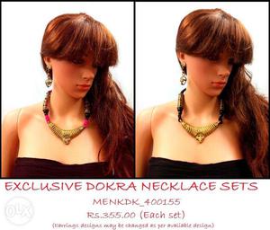 Dokra Tribal Necklace sets crafting art practices of India